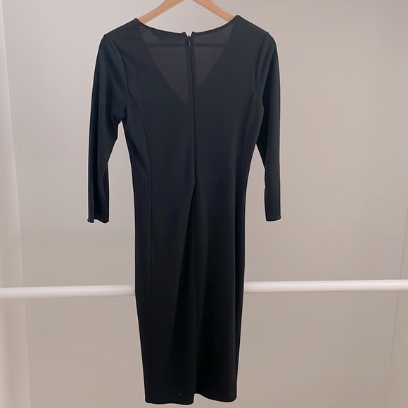 Black “Wrap” Dress Size 4 - Picture 2 of 5